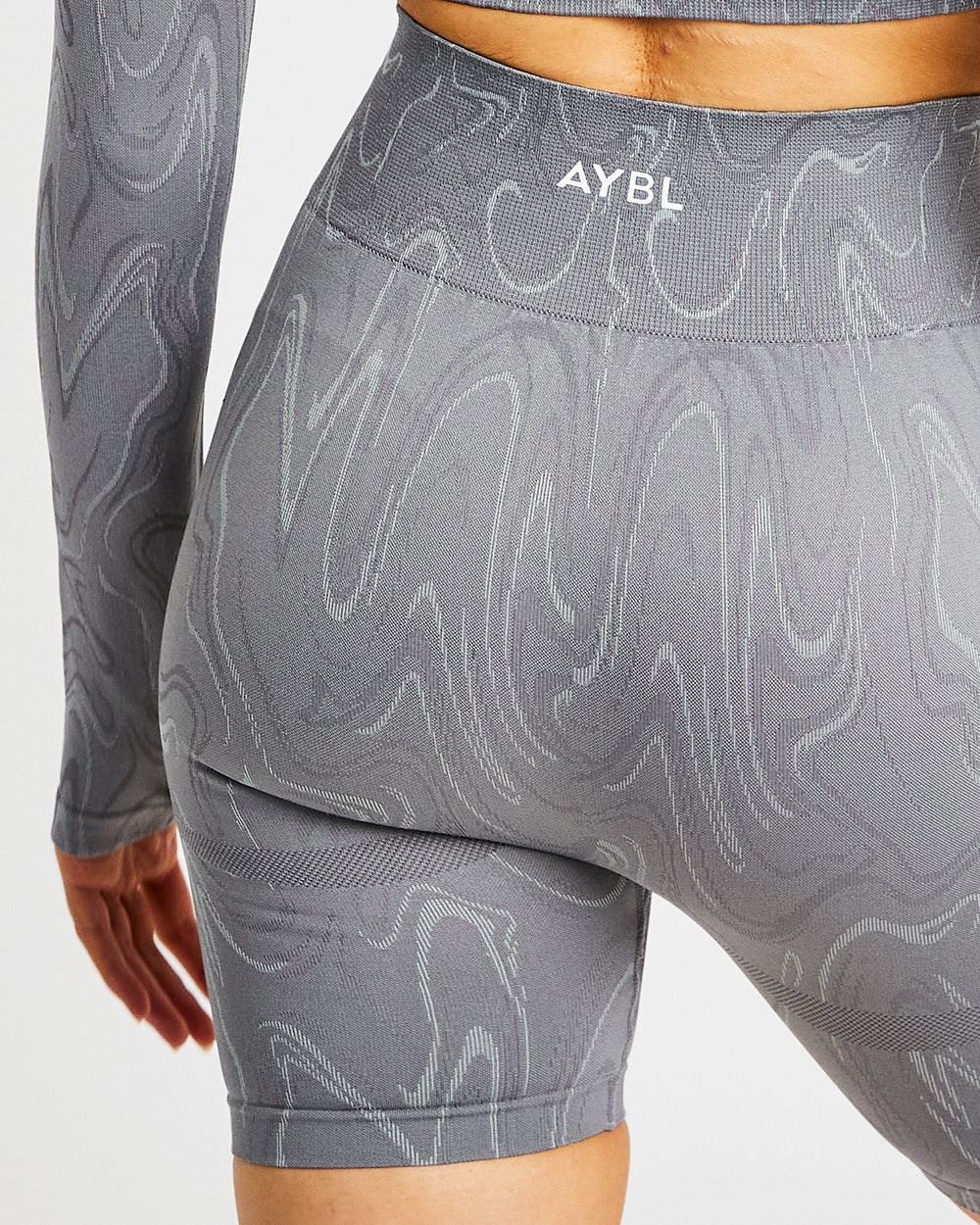 AYBL Velocity Seamless Shorts Gris | LNMUI9451