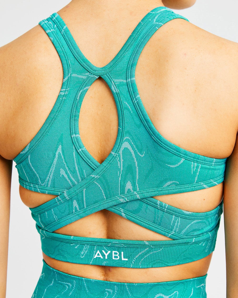 AYBL Velocity Seamless Sports Bra Turquesa | WYLGO4952